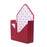 Cardboard Envelope Flower Box Width 23cm - Pack of 10 - Red/White Polka Dots