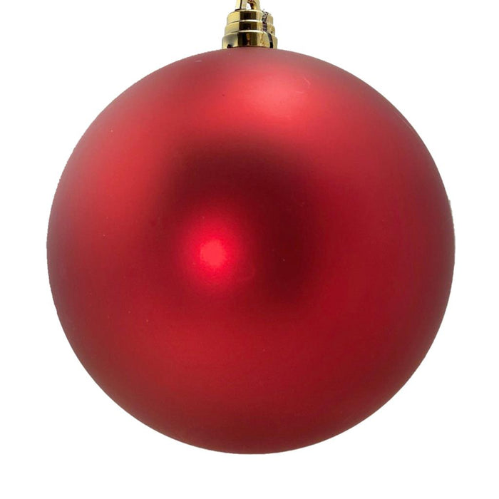 20cm Matt Bauble - Red