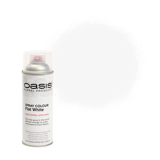 OASIS® Spray Paint Colours - Flat White - 400ml