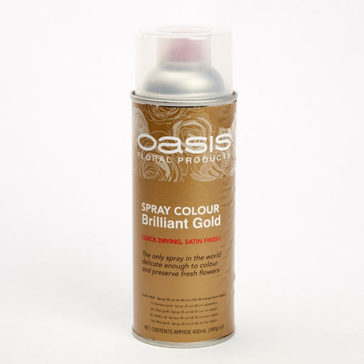 OASIS® Spray Paint Colours - Brilliant Gold - 400ml