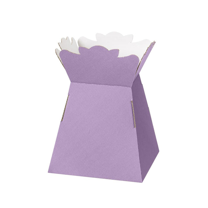 25 Matt Porto Vase Boxes - Sugarplum Purple