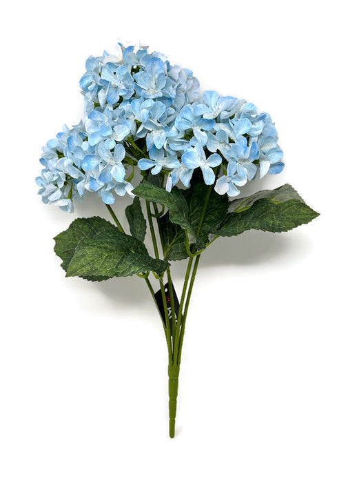 44cm Hydrangea Flower Bush - Blue