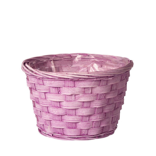 Bamboo Casi Lined Bowl - Pink - H:11 x Ø:18cm