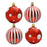 4 x 15cm Candy Cane Baubles