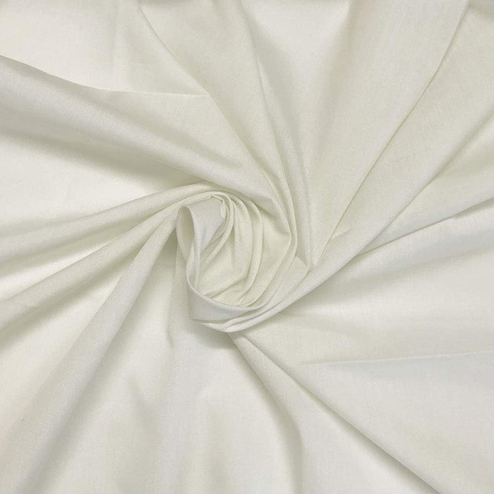 1 Metre Plain Polycotton x 110cm - Ivory