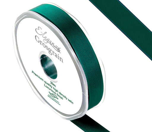 Grosgrain Ribbon 15mm x 20m - Green