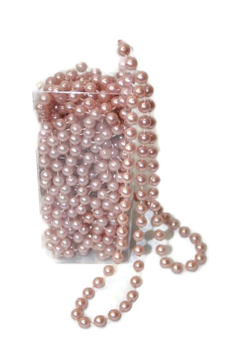 Rose Gold Pearl Garland Bead Chain 10m x 8mm