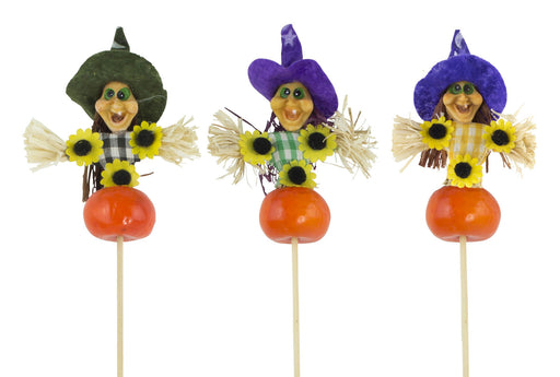 Single Halloween Witch Pick 30cm - one selected at random