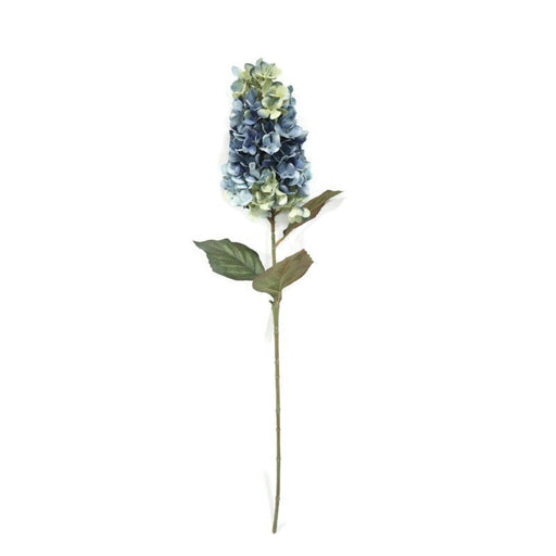 Artificial Panicled Hydrangea Stem x 75cm - Blue