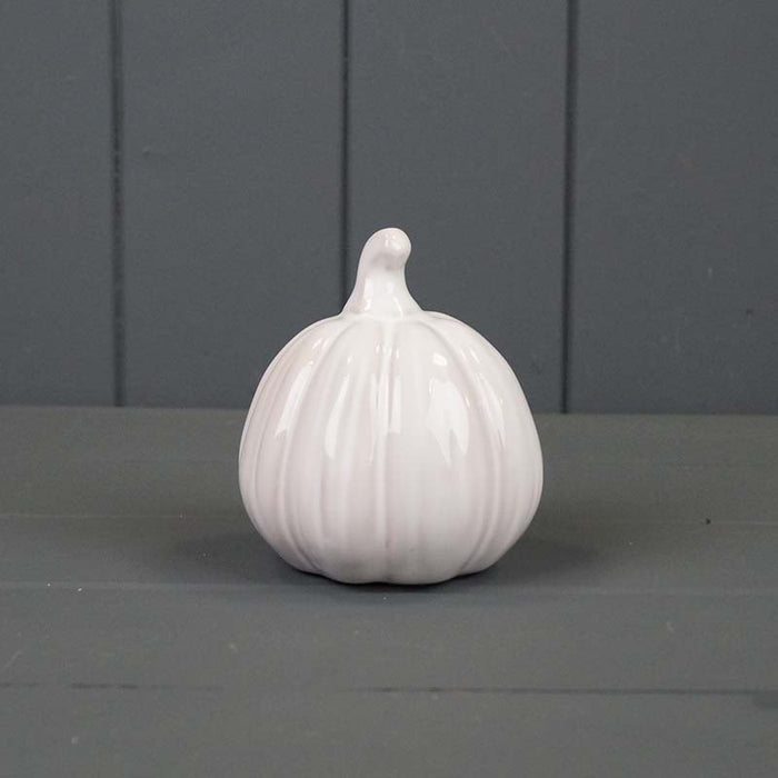 Caramel Ceramic Pumpkin - H10 x D8.5cm