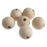 Wooden Beads Craft 3cm Pack of 6