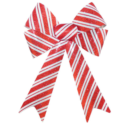 Candy Cane Bow - 22x32cm