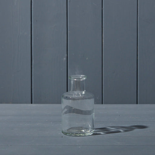 Clear Glass Bottle - D6.8 x H11.8cm