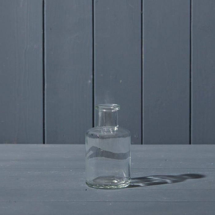 Clear Glass Bottle - D6.8 x H11.8cm