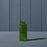 Emerald Green Ribbed Glass Bottle x 13cm