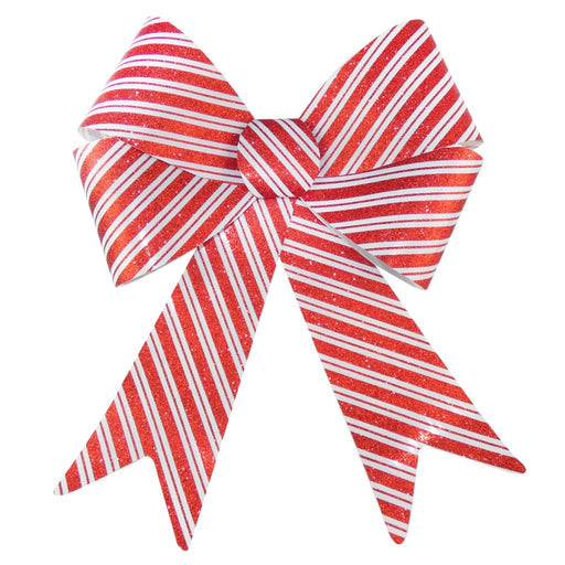 Giant Candy Cane Bow 37x49cm