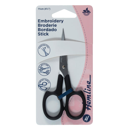 Scissors  Embroidery Multi-grip - 11cm or 4.5in