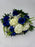 Rose Chrysanthemum & Foliage Bush - Blue & Cream