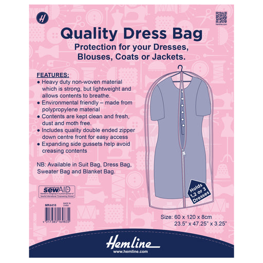 Dress Garment Bag - 60 x 9 x 120cm