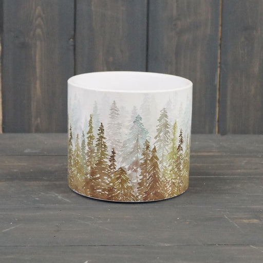 Mountainscape Ceramic Pot x  12cm