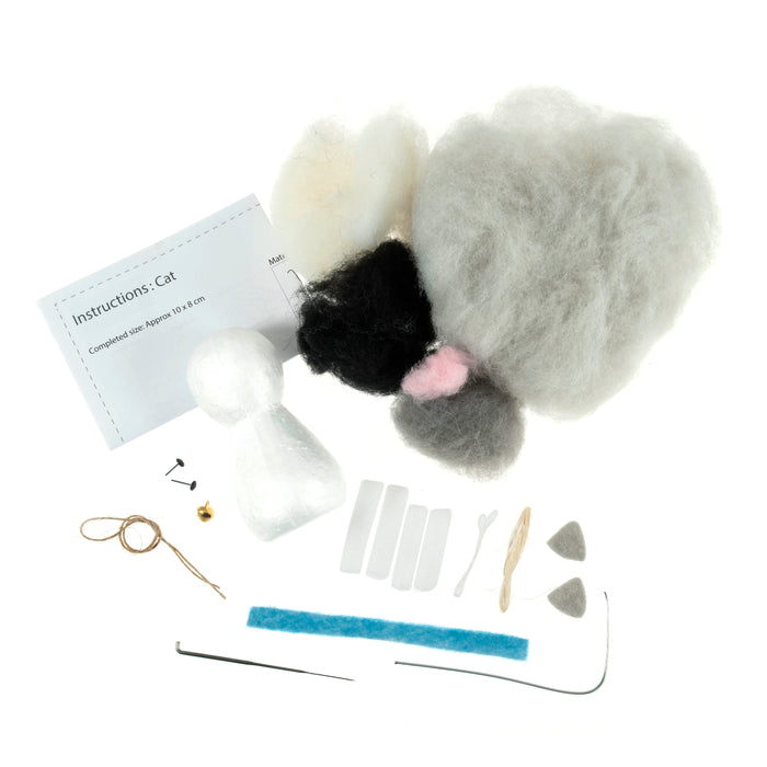 Needle Felting Kit - Cat