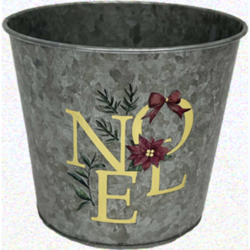 Noel Zinc Pot 13.3 x 11.5cm