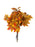 Orange Maple Leaf Bush x 34cm