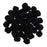 Pom Poms 1.2cm Pack Of 100 - Black