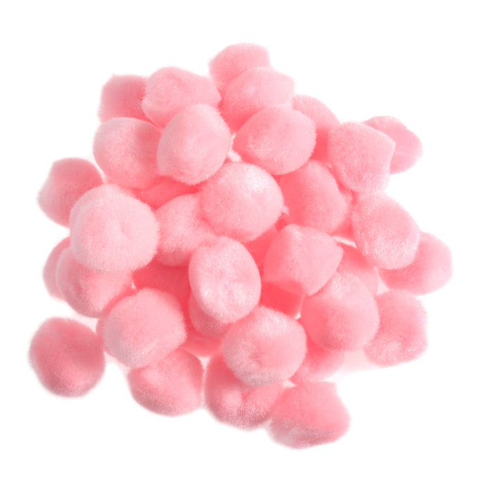 Pom Poms 1.3cm Pack Of 100 - Pink