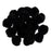 Pom Poms 2.5cm Pack Of 100 - Black