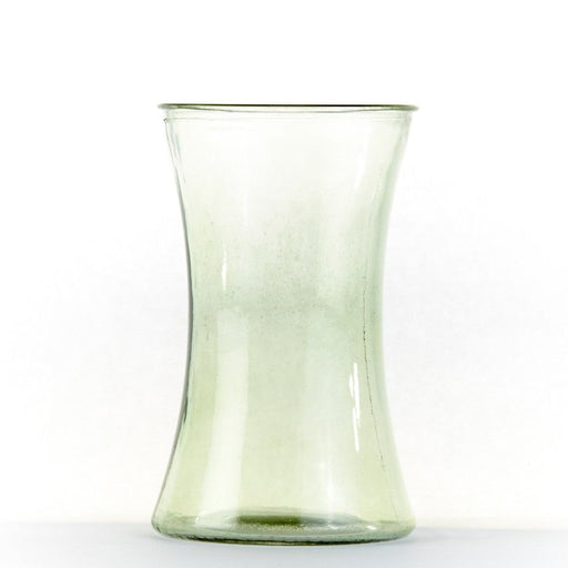 Serena Handtied Glass Vase - Green