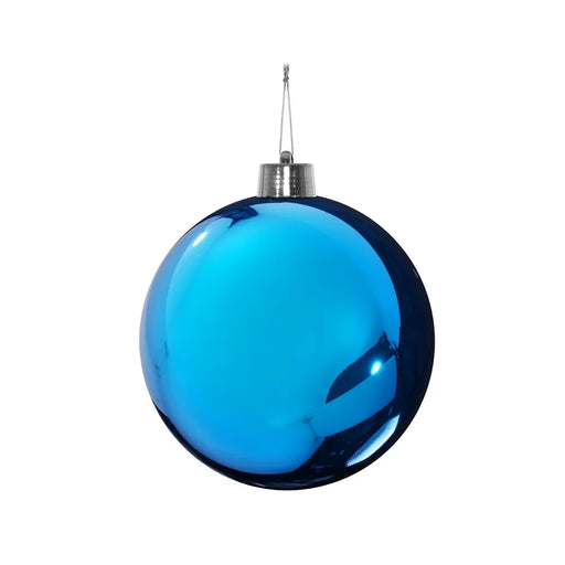 Shiny Shatterproof Bauble x 15cm - Blue