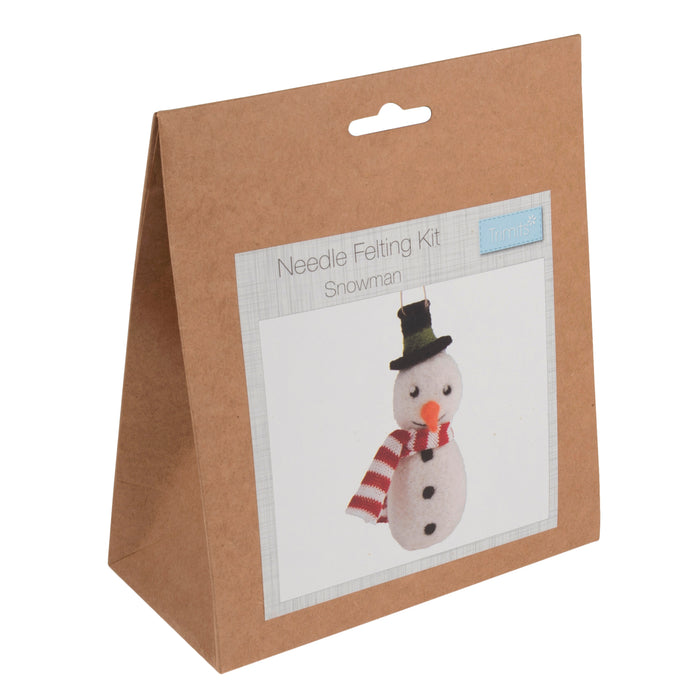 Needle Felting Kit - Snowman