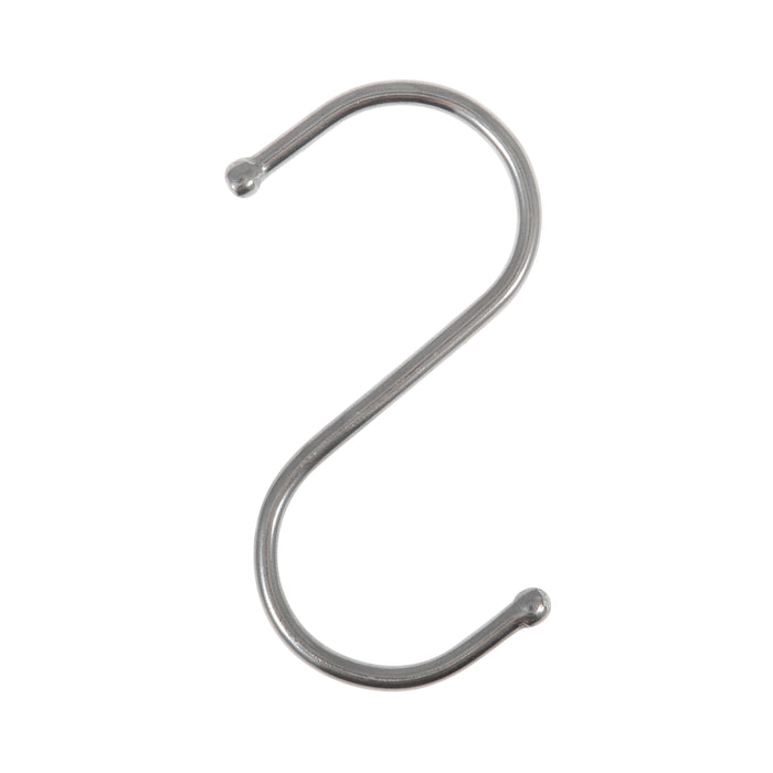 Macrame S Hooks - 6.5cm - Silver - 5 Pieces