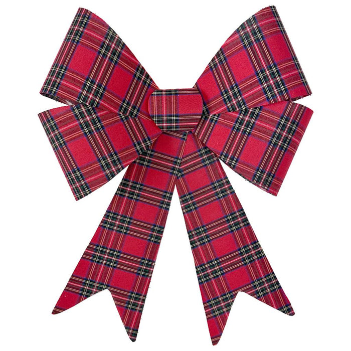 Tartan Bow 32 x 22cm