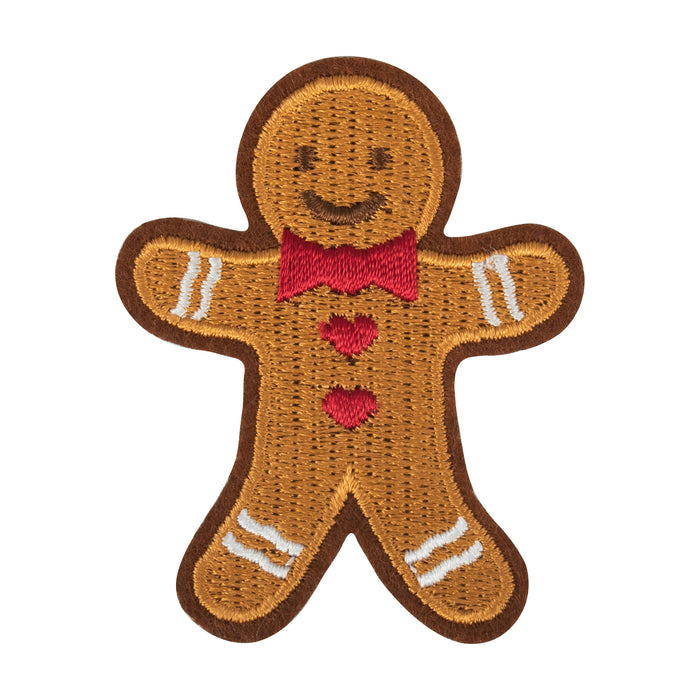 6 x 5cm Christmas Motif - Christmas Gingerbread Man  Iron on