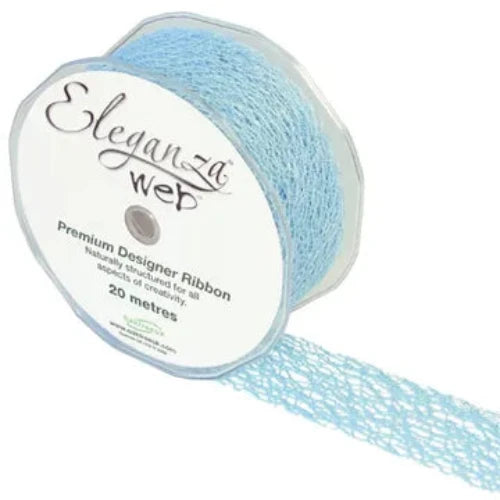 Web Ribbon 38mm x 20m - Light Blue