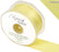 38mm x 20m Double Faced Pale Yellow Satin Ribbon