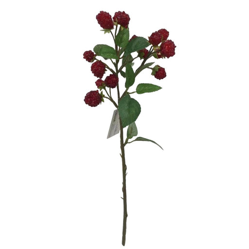 Artificial Red Blackberry / Raspberry Spray (40cm long)