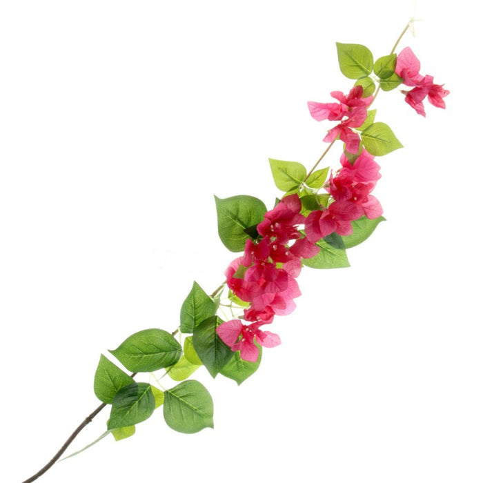 Bougainvillea Spray - Green & Red - 120cm long