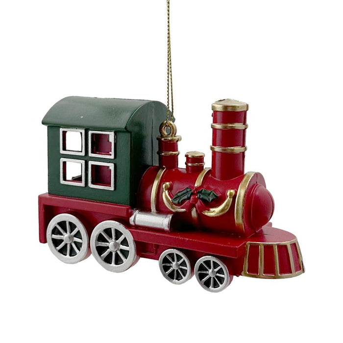 12.cm Christmas Train Bauble