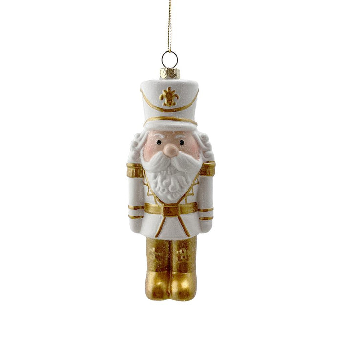 15cm Cream & Gold Nutcracker Bauble