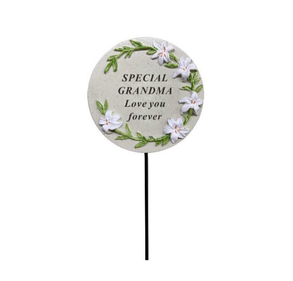 Lily Memorial Stick - Grandma