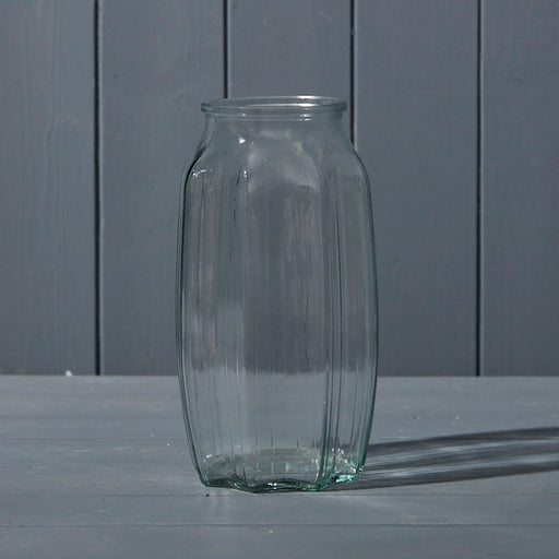 Clear Glass Vase D12 x H22cm