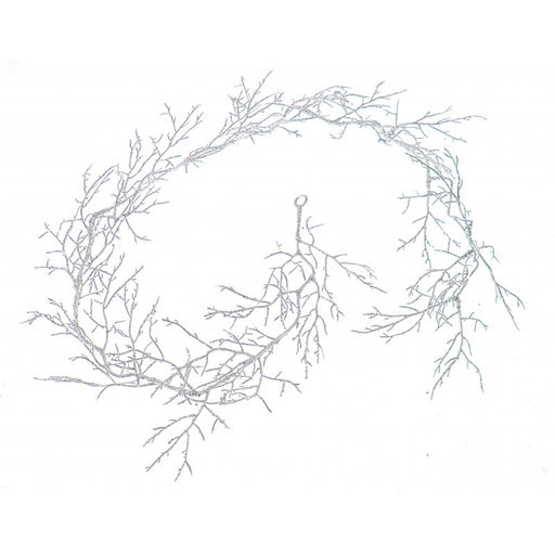 Glittered Twig Garland - White (130cm long)