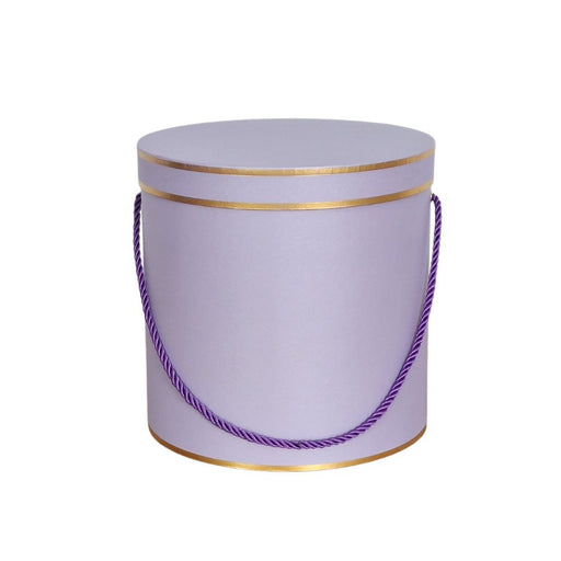 Set of 3 Hamilton Lined Hat Boxes - Lilac