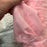 1m 100% Polyester Chiffon Fabric - Baby Pink, Width: 60"/150cm