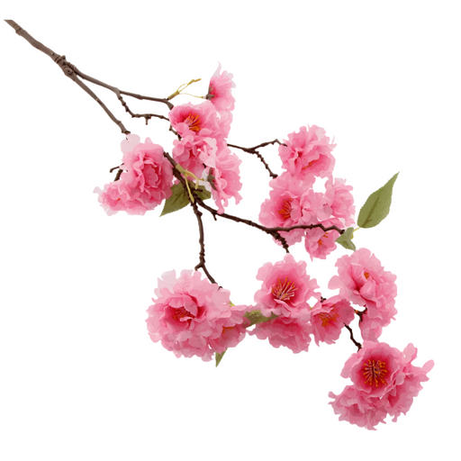 Cherry Blossom Spray x 75cm - Dark Pink