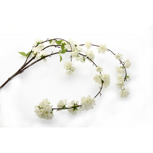 Large Cherry Blossom Spray - Cream (95cm Long)