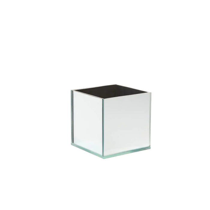 14cm Mirrored Cube